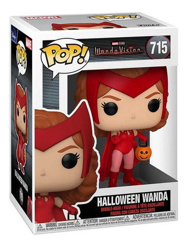 Funko Pop Wanda Halloween Calabaza Wandavision Protector 715