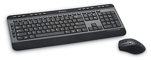 Teclado Multimedia Inalámbrico Y Ratón De 6 Botones Verbatim