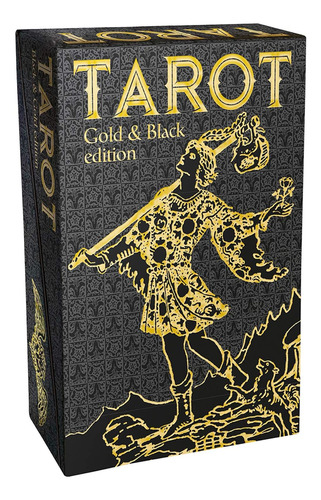 Libro: Tarot Edición Dorada Y Negra: 78 Cartas A Todo Color