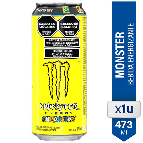 Bebida Energizante Monster Energy The Doctor Amarilla