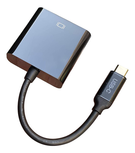 Adaptador Usb-c A Vga Thunderbolt 3, Chapado En Oro