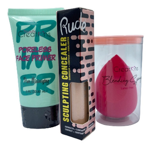 Pack Primer Esponja Y Corrector