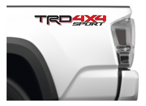 Calcas Sticker Trd 4x4 Sport Batea Compatible Con Tacoma