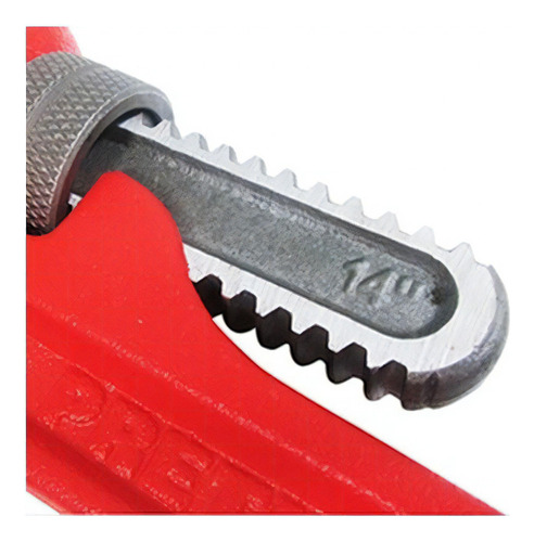 Llave De Tubo 14'' Pretul Color Rojo