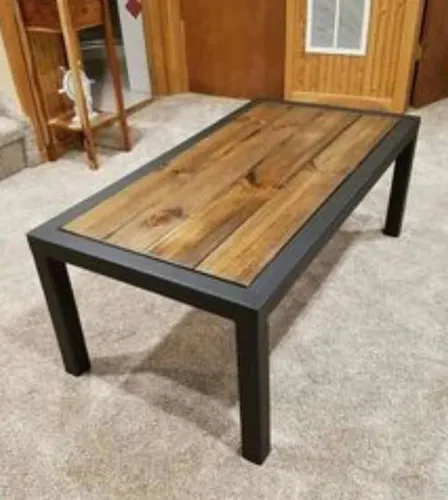 Mesa De Hierro Y Madera