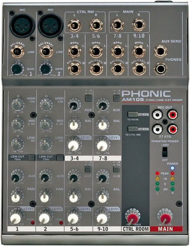 Consola Phonic Am105 Oferta Usada De Exhibicion