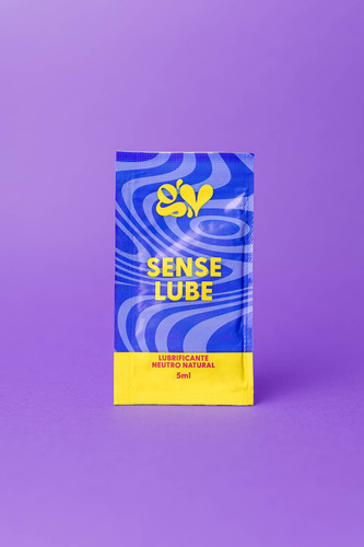 Kit 3 Sachês Lubrificante Neutro Sense Lube Good Vibres Sabor Sem sabor