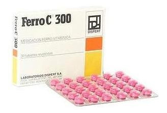 Ferro C 300 Mg 30 Tabletas