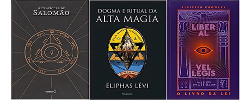 Kit 3 Livro Clavicula Salomão + Livro Lei + Dogma Alta Magia, De Éliphas Lévi. Editora Pensamento, Capa Dura, Edição 1ª Edição Em Português