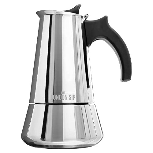 London Sip Stainless Steel Stove-top Espresso Maker Cof...