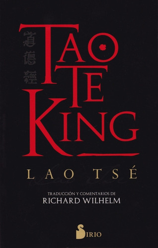 Libro Toe Te King - Lao - Tsé