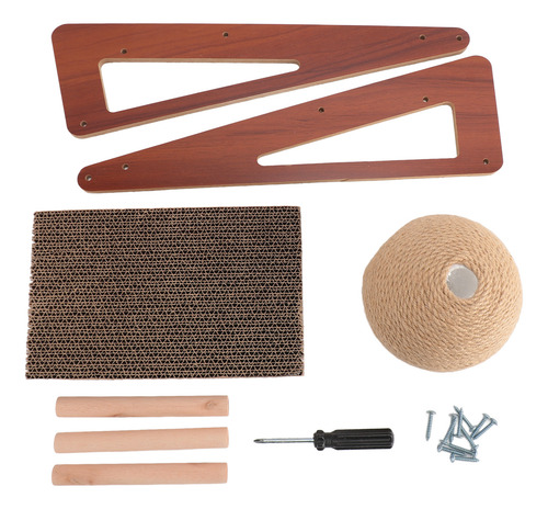 Pelota Rascadora Cat Scratcher, Estructura Estable Que Prote