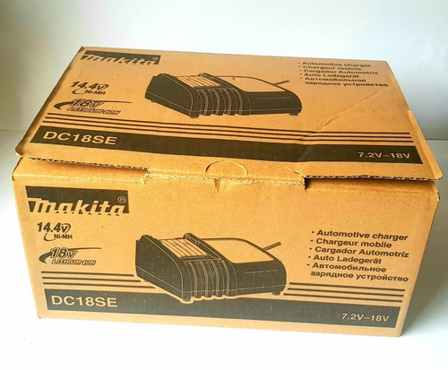 Carregador automotivo Makita DC18Se 18v de íon de lítio embutido Lxt