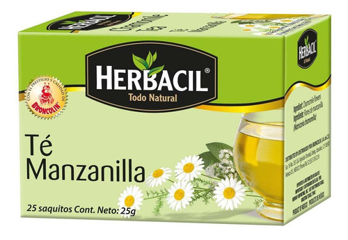 Té Herbacil De Manzanilla 25g