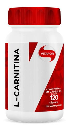 L-carnitina 120 Caps - Vitafor ( Emagrecedor )