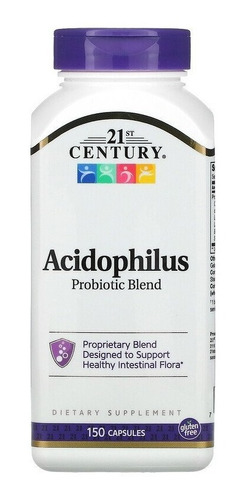 Imagem 1 de 3 de Probiótico Acidophilus Importado, 1 Bilhão/cáp - 150caps