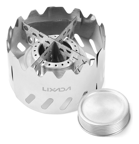 Estufa De Aluminio Con Alcohol, 100 Ml, Mini Para Mochileros