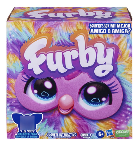 Muñeco Interactivo Furby Arcoiris En Español