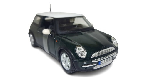 Miniatura Carro Mini Cooper Maisto 1/24 Verde