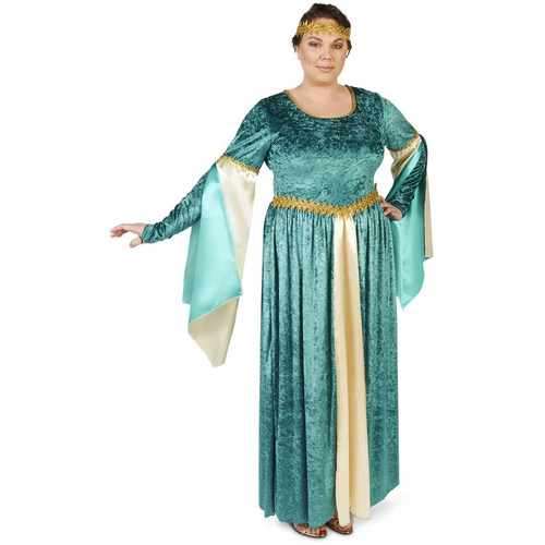 Disfraz Vestido Medieval Para Mujer Talla: Xl Halloween