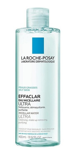 La Roche Posay Effaclar Agua Micelar Ultra Piel Grasa 400ml