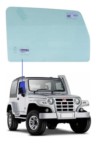 Vidro Porta Direita Troller T4 Diesel 2001 A 2008
