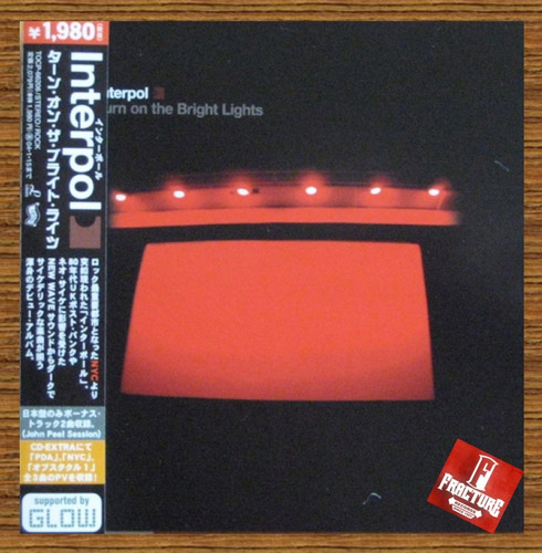 Interpol - Turn On The Bright Lights Cd Japonés Nvo