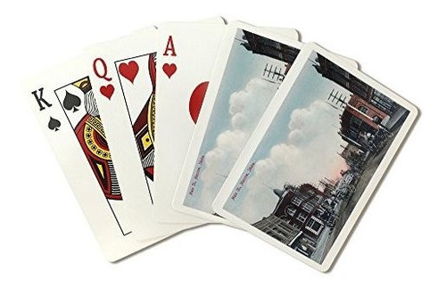 Juego De Cartas - Moscow, Idaho, View Of Main Street And Hor