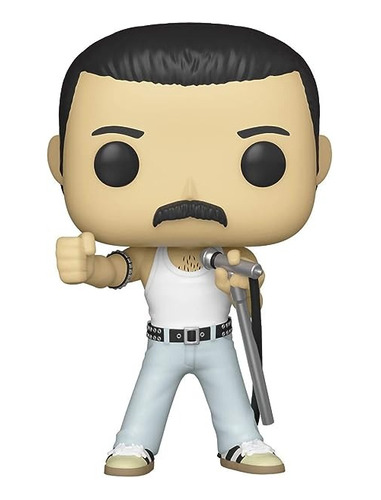 Funko Pop Rocks * Freddie Mercury Radio 10cm Gaga 1985