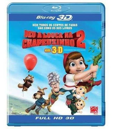 Blu Ray 3d Deu A Louca Na Chapeuzinho 2