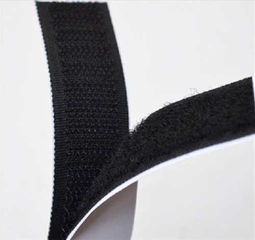 Contactel Velcro Con Adhesivo Negro De 20mm Con 1m