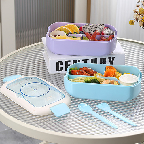 Kit De Lonchera, Recipiente Para Comida Y Vaso