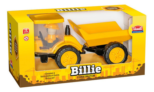 Caminhão Basculante Billie Construtor Usual Brinquedos