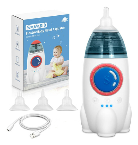 Aspirador Nasal Para Bebes Saca Mocos Flema Con Deposito