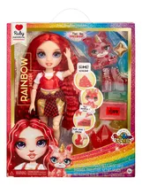 Comprar Rainbow High Muñeca de Moda Ruby Rojo - Con Kit de Slime y Mascota Brillante, Mascota Mágica, Zapatos Personalizables, Bolso y Accesorios de Moda