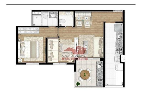 Imagem 10 de 17 de Apartamento Com 2 Dormitórios À Venda, 55 M² Por R$ 540.000,00 - Ipiranga - São Paulo/sp - Ap12091