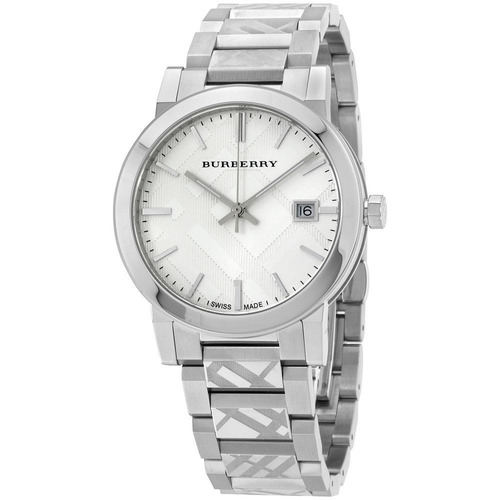 Reloj Burberry Classic Bu9037 De Acero Inox. Unisex