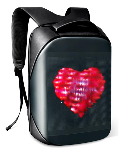 Tesinll Mochila Para Laptop Con Pantalla Led, Mochila De Mo.