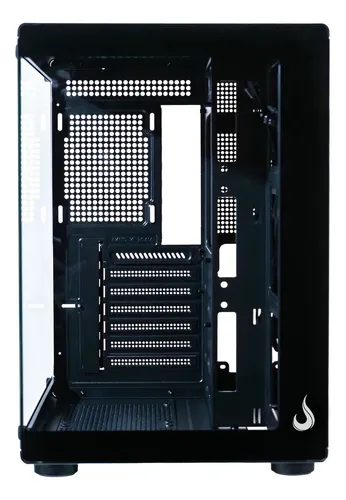 Gabinete Gamer Rise Mode Galaxy Glass X S/fan Preto