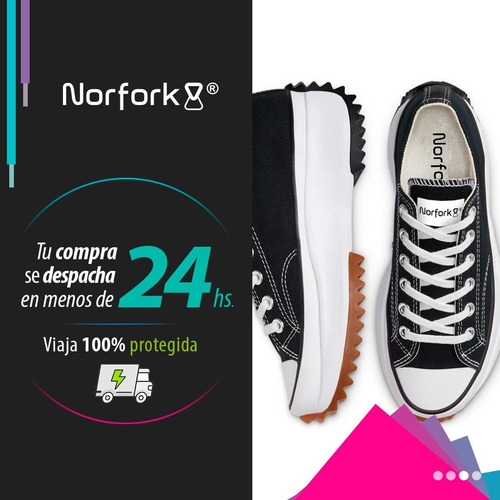 Imagen 5 de 6 de Zapatillas De Mujer Norfork Harper Premium Cuero