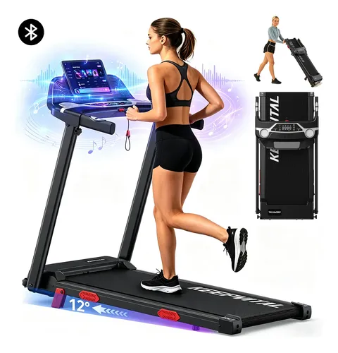 Esteira Eletrica Ergometrica Keepvital 12kmh 127220v Preto