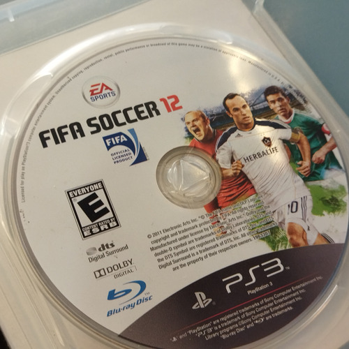 Fifa Soccer 12 Playstation 3 Juego Físico (Usado)