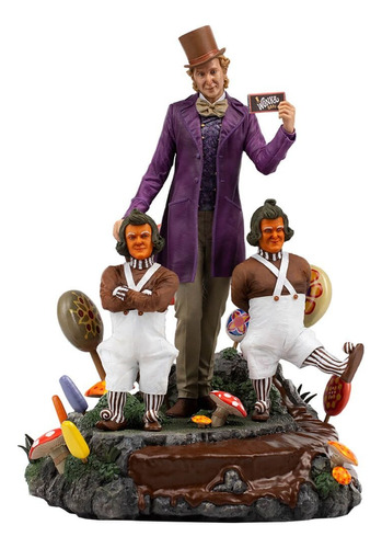 Estátua Willy Wonka Art Scale 1/10 Deluxe Iron Studios