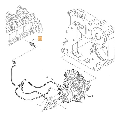 Sensor De Temperatura 84300765 Retroescavadeira B90b