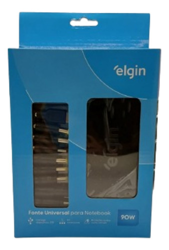 Fonte Universal Para Notebook Elgin 90w Com 9 Conectores