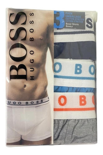 Boxer Trunk Hugo Boss 5039 - 3 Piezas De Algodón Flexible