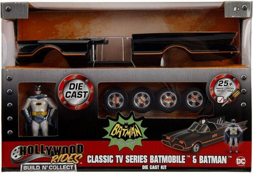 Batimovil Batman Y Robin Para Armar Y Desarmar Jada 1:24