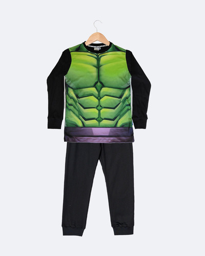 Pijama Manga Larga Hulk Avengers Marvel Oficial Nene