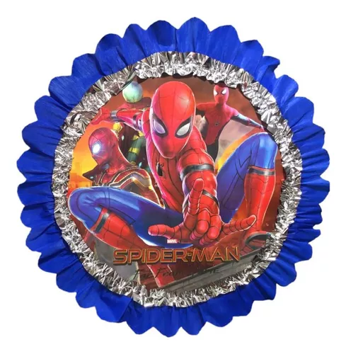 Piñata De Tambor Spiderman Fiesta Infantil Niña Niño Decora