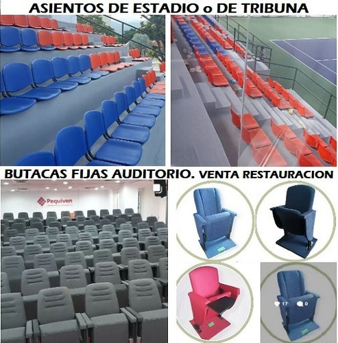 Asientos Para Estadios, Butacas De Auditorio. Pregunte Antes